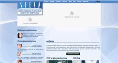 Desktop Screenshot of klinikasfera.pl